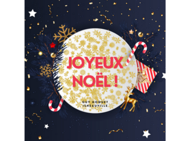 Toute l'équipe Guy Hoquet Isneauville vous souhaite un joyeux Noël !